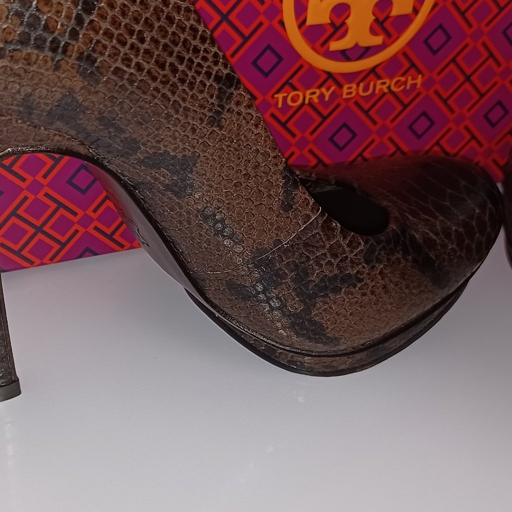 Tory Burch Brown Jude heels - Picture 3 of 16